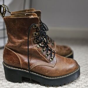 Doc Marten's Leona Platform Boots - Women's